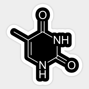 Thymine C5H6N2O2 Sticker